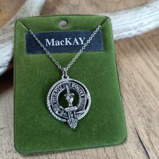 Clan Pendant & Chain - MacKay